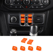For 2018+ Jeep Wrangler JL/Gladiator JT Window Switch Button Cover & Window Lift Switch Button Trim RT-TCZ