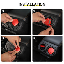 For 2018+ Jeep Wrangler JL / Gladiator JT 6 x Dashboard & Armrest Box Air Condition Vent Cover Trim RT-TCZ