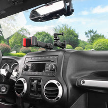 For 2011-2018 Jeep Wrangler JK Center Console Rail Expansion Phone Mount Holder（9 pcs） RT-TCZ