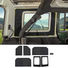 For 2007-2010 Jeep Wrangler JK Interior Rear Window Roof Heat Insulation Cotton (6 pcs) RT-TCZ