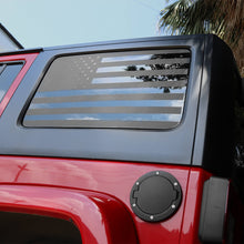 For 2011-2018 Wrangler JK Rear Window Sticker Trim US Flag Decal（2 pcs） RT-TCZ