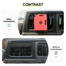 For 2018+ Jeep Wrangler JL Exterior Car Rear Window Mount Climbing Ladder Water/Gal Tank Accessories RT-TCZ