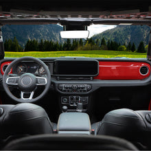 For 2024+ Jeep Wrangler JL & Gladiator JT 4-Door Version Interior Center Console Gear Shift Trim Cover Kit (14 pcs) RT-TCZ