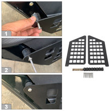 RT-TCZ Aluminum Car Rear Door Storage Rack Shelf Rear Racks For Jeep Wrangler JKU 2007-10 Accessories 4 Door