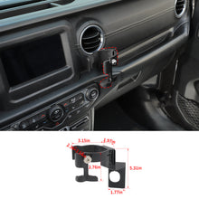 For 2018-2023 Jeep Wrangler JL Gladiator JT Multi-Function Drink Cup Phone Holder, 2 in 1 Bolt-on Stand Bracket Organizer RT-TCZ
