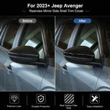 For 2023+ Jeep Avenger Rearview Mirror Side Shell Trim Cover RT-TCZ