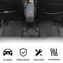 RT-TCZ Front & Rear Row Black Original Floor Mats Liner For Jeep Renegade 2016+ Accessories