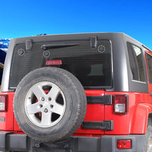 For Jeep Wrangler JK 2007-2017 Car Tailgate Glass Rear Window Cover Trim  US Flag