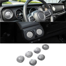 For 2018+ Jeep Wrangler JL / Gladiator JT 6 x Dashboard & Armrest Box Air Condition Vent Cover Trim RT-TCZ