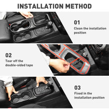 For 2011-2018 Jeep Wrangler JK Center Console Air Vent Switch & Gear Cup Holder Panel Cover Trim (3 pcs) RT-TCZ