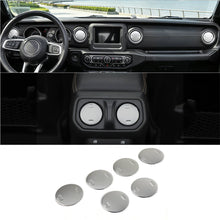 For 2018+ Jeep Wrangler JL / Gladiator JT 6 x Dashboard & Armrest Box Air Condition Vent Cover Trim RT-TCZ