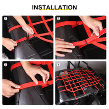 For 2018+ Jeep Wrangler JL Car Roof Hammock Cargo Net Weaving Mesh Luggage Net Accessories RT-TCZ