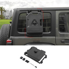 For 2018+ Jeep Wrangler JL Exterior Car Rear Window Mount Climbing Ladder Water/Gal Tank Accessories RT-TCZ