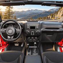 For 2011-2018 Jeep Wrangler JK 2Door 16PCS Full Set Interior Decoration Trim Cover Kit RT-TCZ