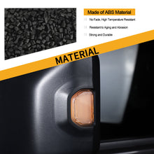 For 2018+ Jeep Wrangler JL Exterior Side Door Rearview Mirror Turn Signal Light Cover, Smoked Black RT-TCZ