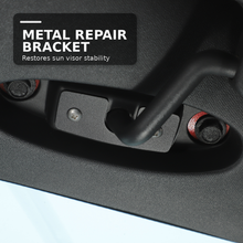 For 2007-2018 Jeep Wrangler JK Sun Visor Mounting Bracket Repair Kit Sun Visor Base Clip Hinge Replacement Interior Trim Fixing Part RT-TCZ