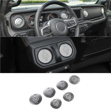 For 2018+ Jeep Wrangler JL / Gladiator JT 6 x Dashboard & Armrest Box Air Condition Vent Cover Trim RT-TCZ