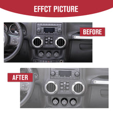 For 2011-17 Jeep Wrangler JK/ Compass 2010-2016 Patriot 5X Air Conditioner Audio CD Switch Knob Trim RT-TCZ