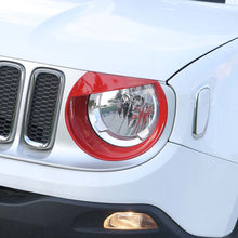 For 2016-2018 Jeep Renegade Front Headlight Bezels Angry Bird Cover Trim RT-TCZ