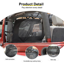 For 2007-2018 Jeep Wrangler JK Interior Seat Back Rear Isolation Pet Dog Net Accessories RT-TCZ