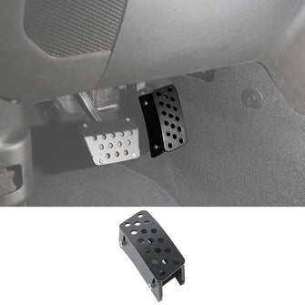 For Jeep Wrangler JK JKU JL JLU JT Gas Pedal Extender Cover Short Driver Metal Accelerator Pad Heighten Adjustable