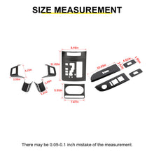For 2006-2010 Jeep Grand Cherokee Steering Wheel & Gear Shift & Window Switch Panel Trim Cover Kit（10 pcs） RT-TCZ