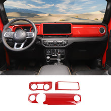 For Jeep Wrangler JL/Gladiator JT 2024+ Dashboard & Navigation Panel Trim Cover RT-TCZ