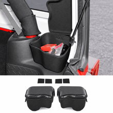 For 2011-2018 Jeep Wrangler JKU 4 Door Rear Trunk Side Storage Bag Pockets Box RT-TCZ