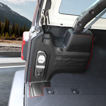 For 2018+ Jeep Wranlger JL Sahara 4-Door Version Interior Car Rear Trunk Tail Box Decoration Stickers Trim (4 pcs) RT-TCZ