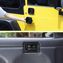 RT-TCZ For Jeep Wrangler TJ 1997-2006 Iron+ABS Replace Door Inner/Outer Handle Assembly Accessories