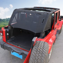 For 2007-2018 Jeep Wrangler JK 4-Door Version Rear Trunk Sunshade Mesh Insulation Net Cover RT-TCZ