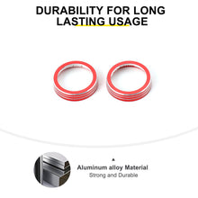 For 2014+ Jeep Cherokee & 2014-2020 Grand Cherokee Audio Switch Button Ring Trim Cover（2 pcs） RT-TCZ