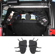 For Jeep Wrangler JK JL 4-Door Version Interior Roll Bar Storage Bag Organizer Multi-Pocket  Accessories RT-TCZ