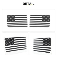 For 2011-2018 Wrangler JK Rear Window Sticker Trim US Flag Decal（2 pcs） RT-TCZ