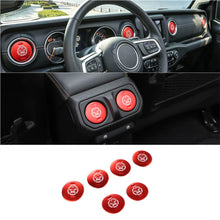 For 2018+ Jeep Wrangler JL / Gladiator JT 6 x Dashboard & Armrest Box Air Condition Vent Cover Trim RT-TCZ