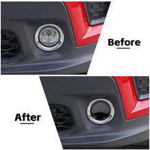 RT-TCZ Front Fog Light Lamp Covers Trim Decor For Jeep Renegade 2019+ Accessories Smoked Black