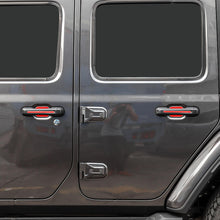 For 2018+ Jeep Wrangler JL 4-Door Version Exterior Door Handle Bowl Sticker Trim Cover (5 pcs) RT-TCZ
