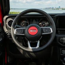 For 2018+ For Jeep Wrangler JL & Gladiator JT Interior Car Console Steering Wheel Center Panel Cover Trim RT-TCZ