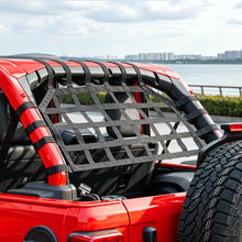 For 2018+ Jeep Wrangler JL 4-Door Version Car Rear Cargo Trunk Net Mesh Restraint System RT-TCZ