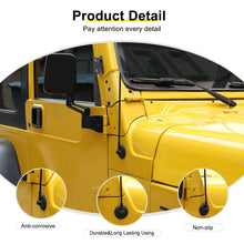 For 1997-2006 Jeep Wrangler TJ Exterior Side Hood Antenna Mast Replace RT-TCZ