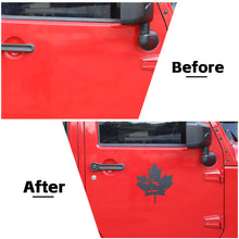For Jeep Wrangler CJ YJ TJ JK JL JT Canadian Maple Leaf Decal Sticker