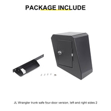 For 2018-2023 Jeep Wrangler JL 4-Door Version Interior Rear Cargo Safe Box Storage Combination Key Lock RT-TCZ
