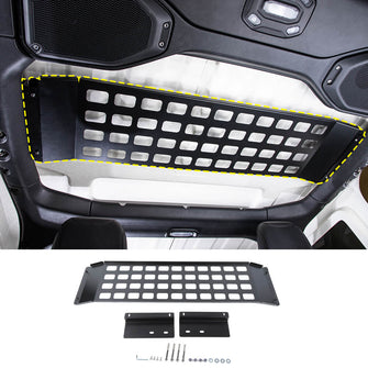 For Jeep Wrangler JLU & Gladiator JT 2018+ 4Door Metal Rear Roof Extension Bracket Rack Luggage Shelf