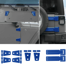 For 2007-2018 Jeep Wrangler JK 2-Door/Hood/Tailgate Hinge Trim Cover (8 pcs) RT-TCZ