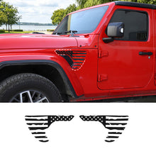 For 2018+ Jeep Wrangler JL & Gladiator JT Exterior Front Leaf Fender Sticker Trim Cover (2 pcs) RT-TCZ
