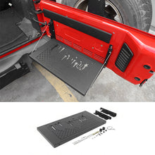 For 2007-2018 Jeep Wrangler JK Rear Tailgate Table Trunk Cargo Luggage Rack Storage Panel Bracket RT-TCZ