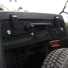 For 2007- 2018 Jeep Wrangler JK Chrome Tailgate Rear Glass Door Decor Cover Trim（2 pcs） RT-TCZ