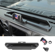 For 2018-2023 Jeep Wrangler JL & Gladiator JT Inner Center Dash Phone Holder Bracket Storage Tray Cover RT-TCZ