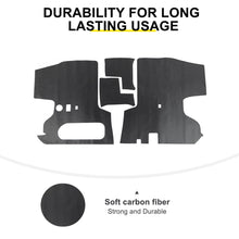 For 2018+ Jeep Wranlger JL Sahara 4-Door Version Interior Car Rear Trunk Tail Box Decoration Stickers Trim (4 pcs) RT-TCZ