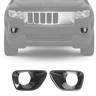 For 2011-2013 Jeep Grand Cherokee Front Fog Light Cover Fog Lamp Trim Decor RT-TCZ